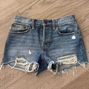 Free People Jean Shorts